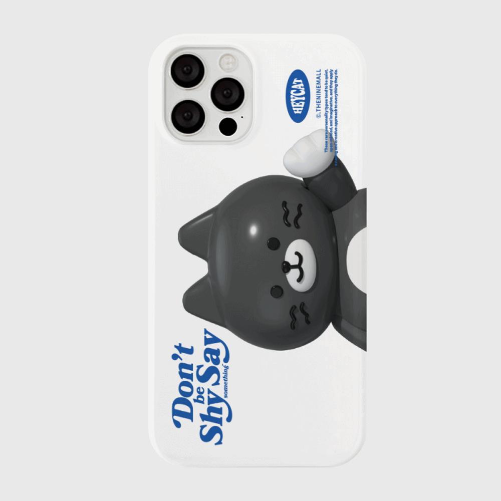 |THENINEMALL| Big Hey Cat Hard Phone Case (2 types)