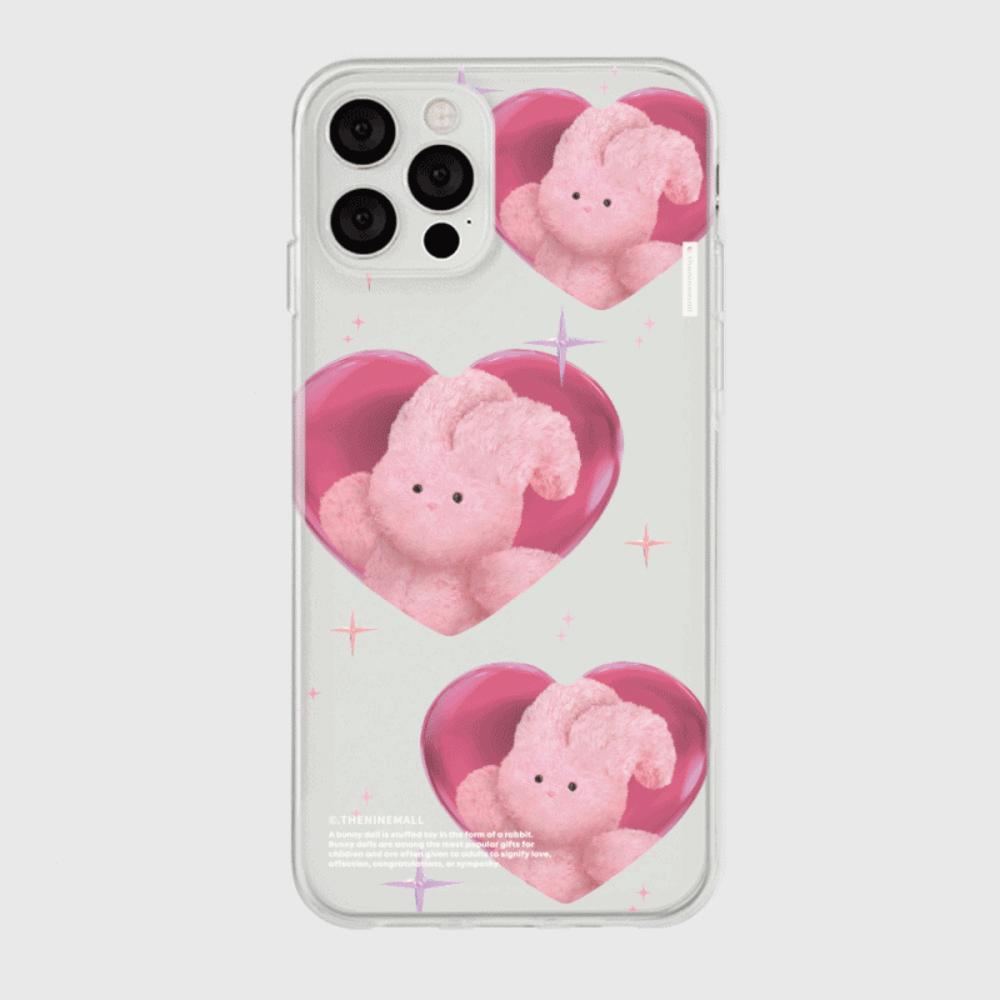 |THENINEMALL| 패턴 트윙클 윈디 Clear Phone Case (3 types)