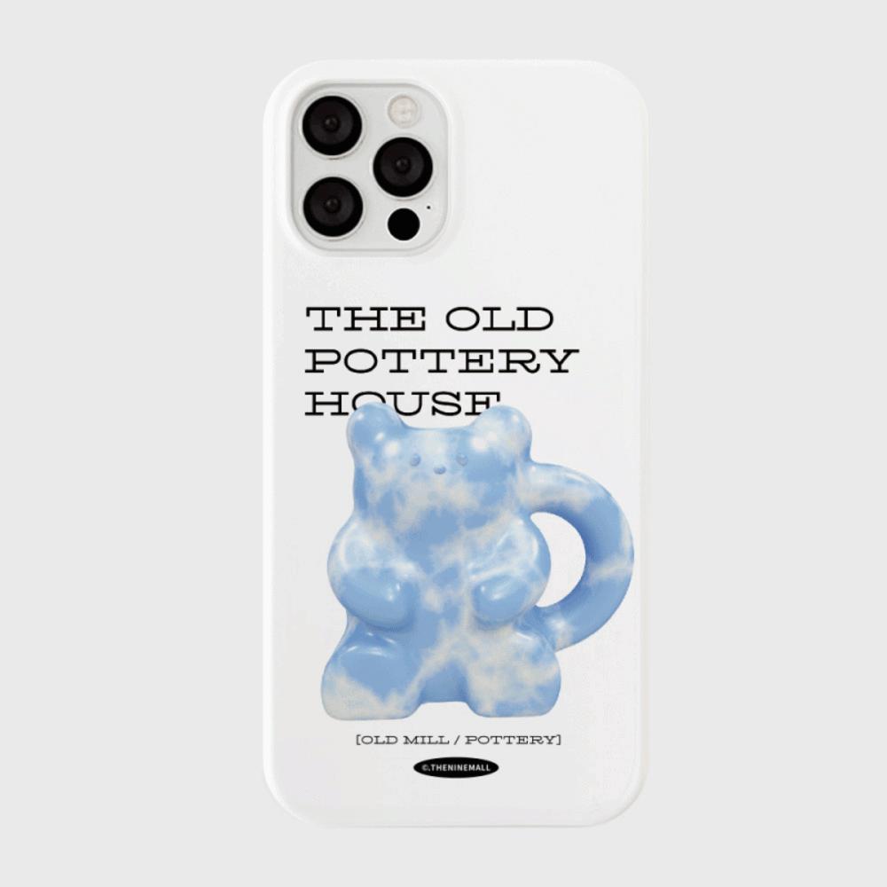 |THENINEMALL| 블루 포터리 Hard Phone Case (2 types)