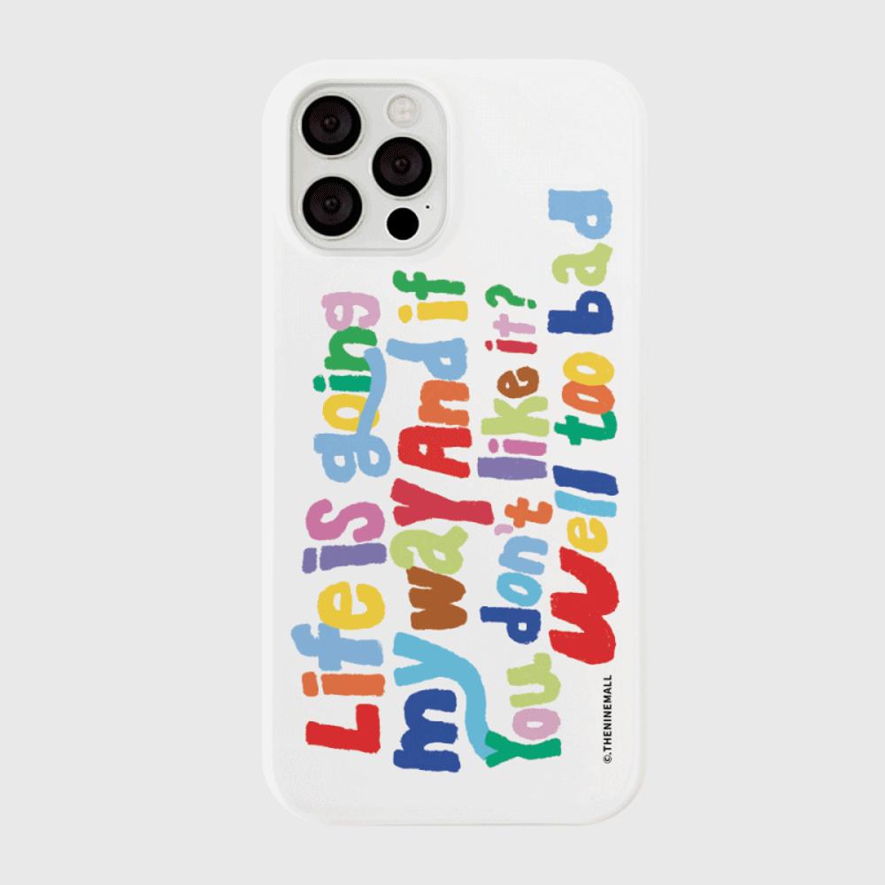 |THENINEMALL| Crayon My Way Hard Phone Case (2 types)