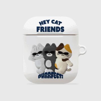 |THENINEMALL| Sunglasses Hey Cat AirPods Hard Case