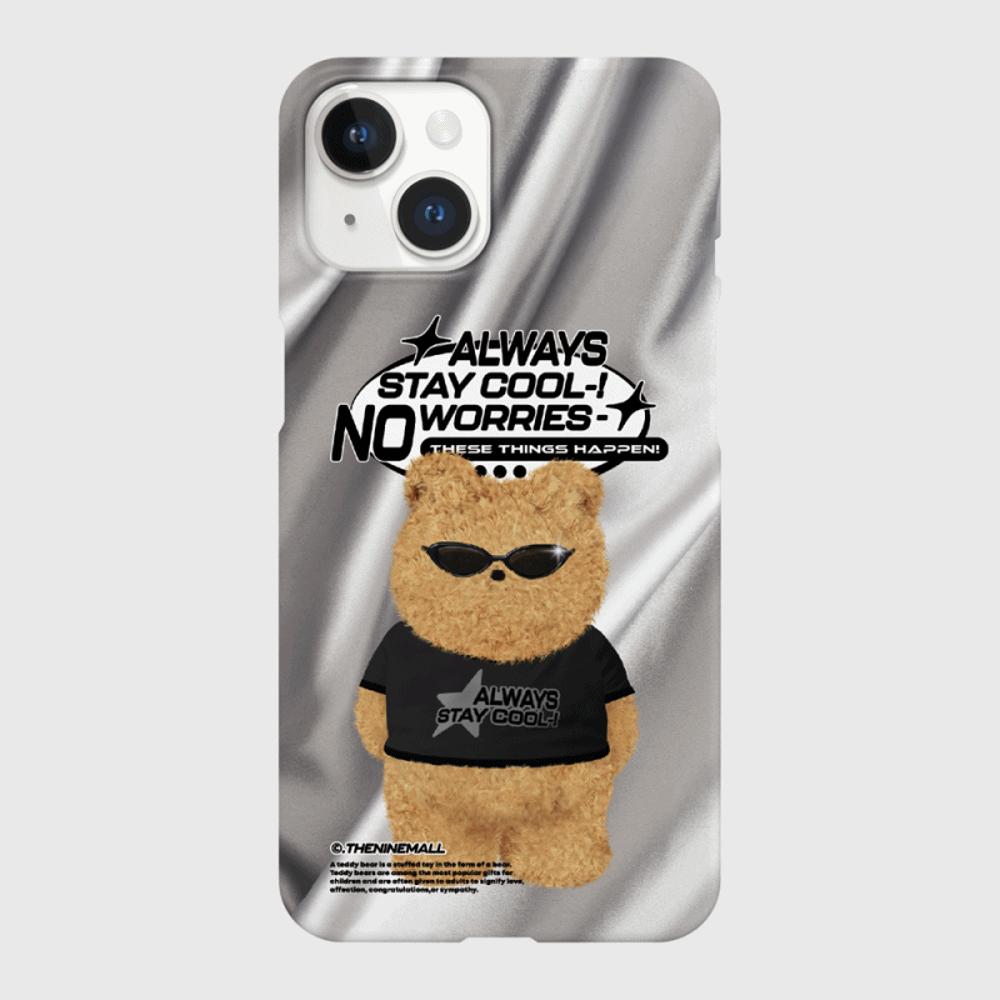 |THENINEMALL| No Worries Gummy Hard Phone Case (2 types)
