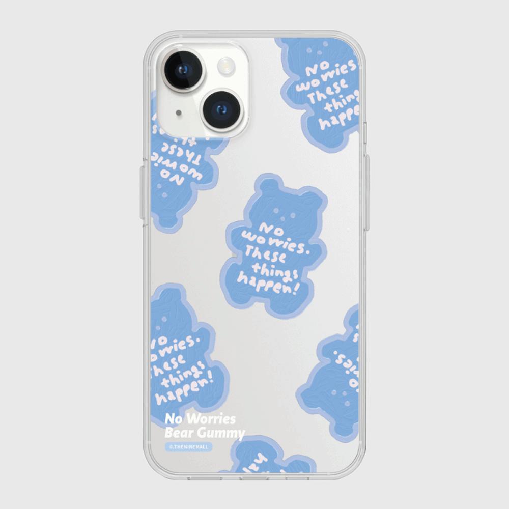 |THENINEMALL| Painting No Worries Bear Clear Phone Case (3 types)