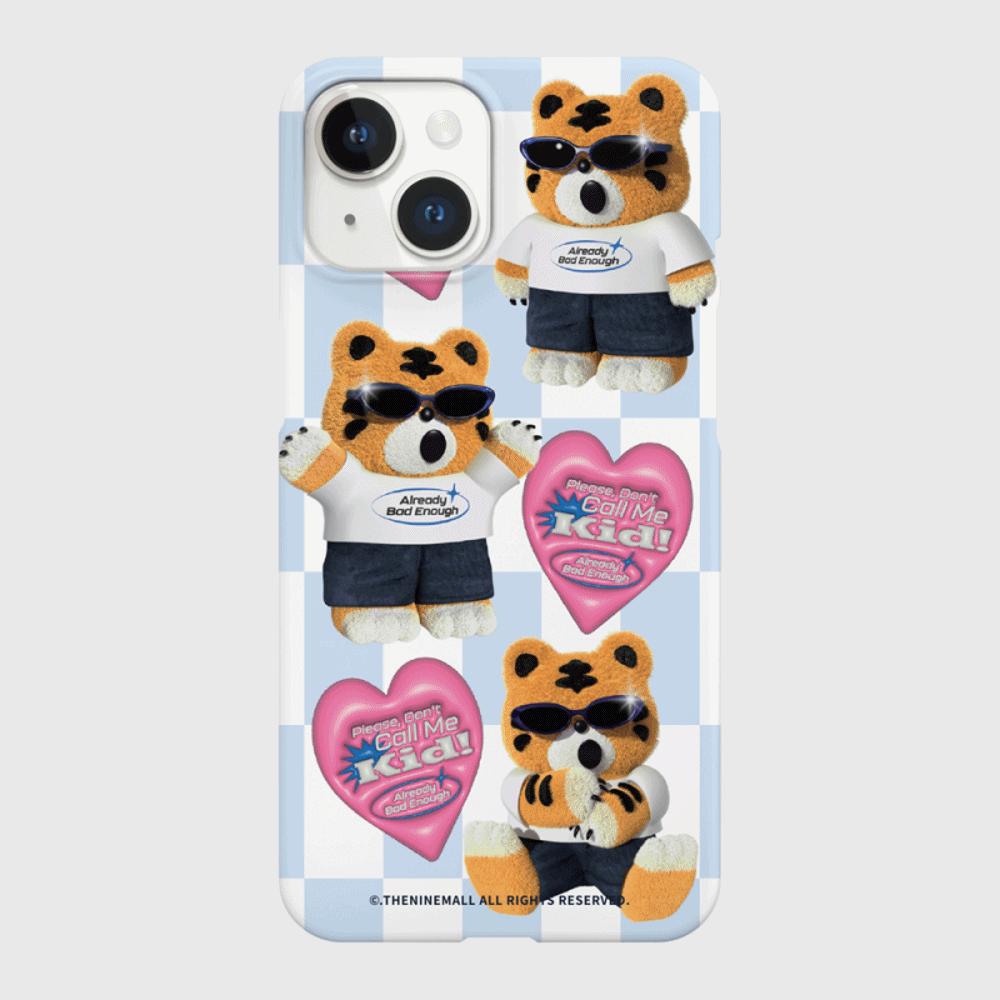 |THENINEMALL| Pattern Bad Hey Tiger Hard Phone Case (2 types)