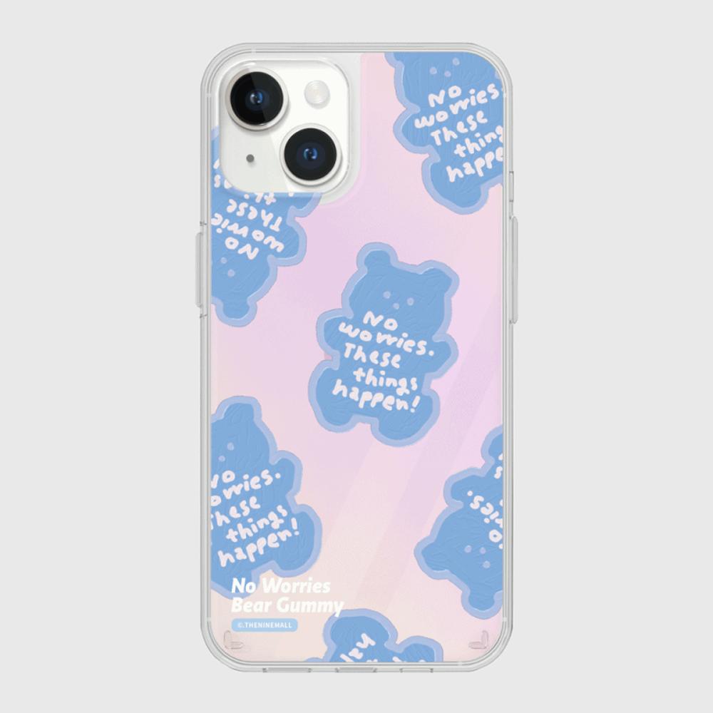 |THENINEMALL| Painting No Worries Bear Mirror Phone Case