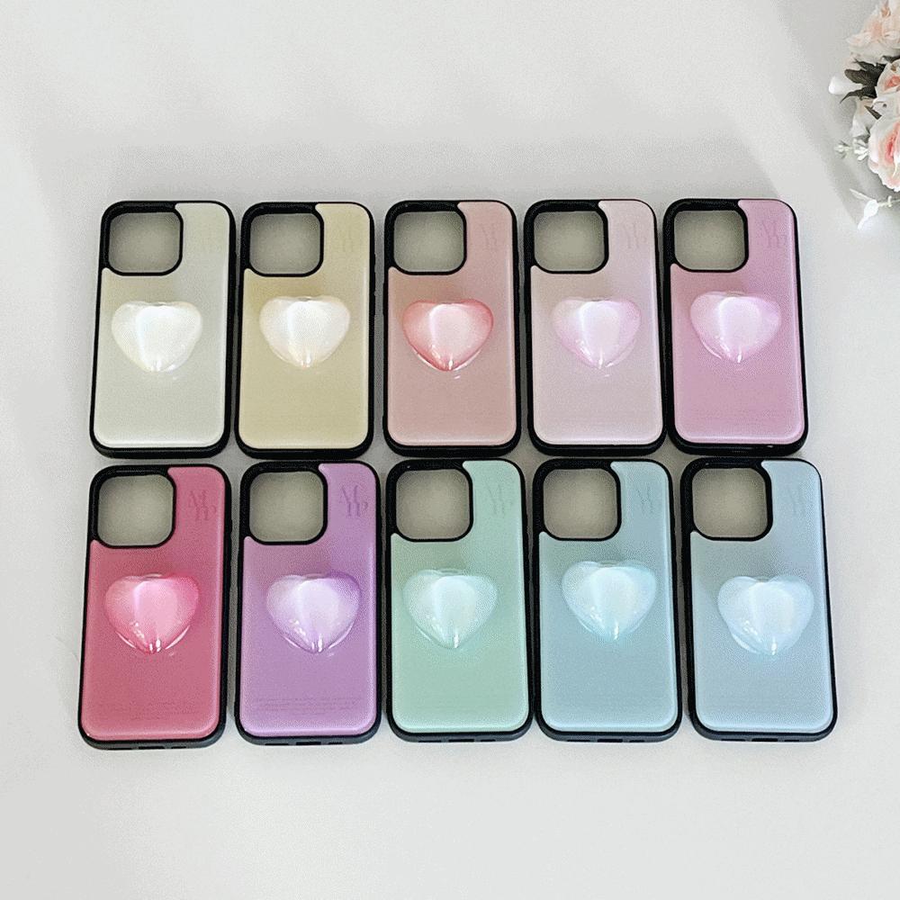 |Mademoment| Blossom Plain Design Bumper Phone Case