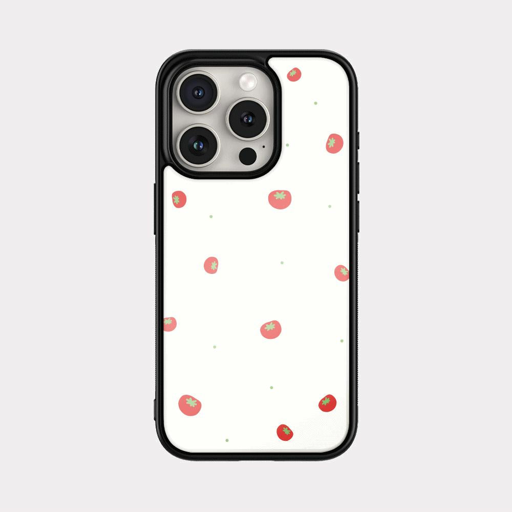 |Mademoment| Mini Fruit Pattern Design Bumper Phone Case