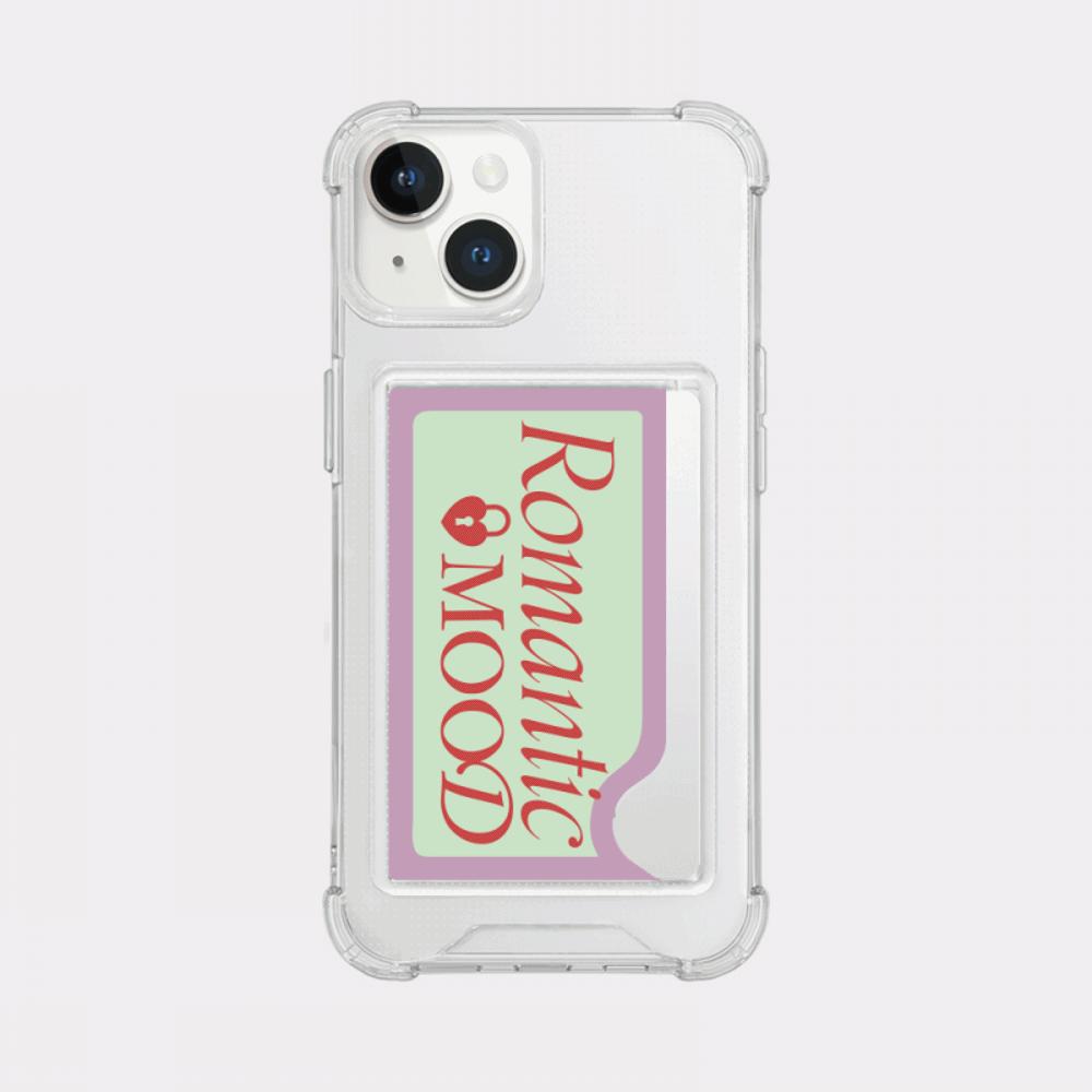 |Mademoment| French Mood Lettering Design Clear Phone Case (1 Type)