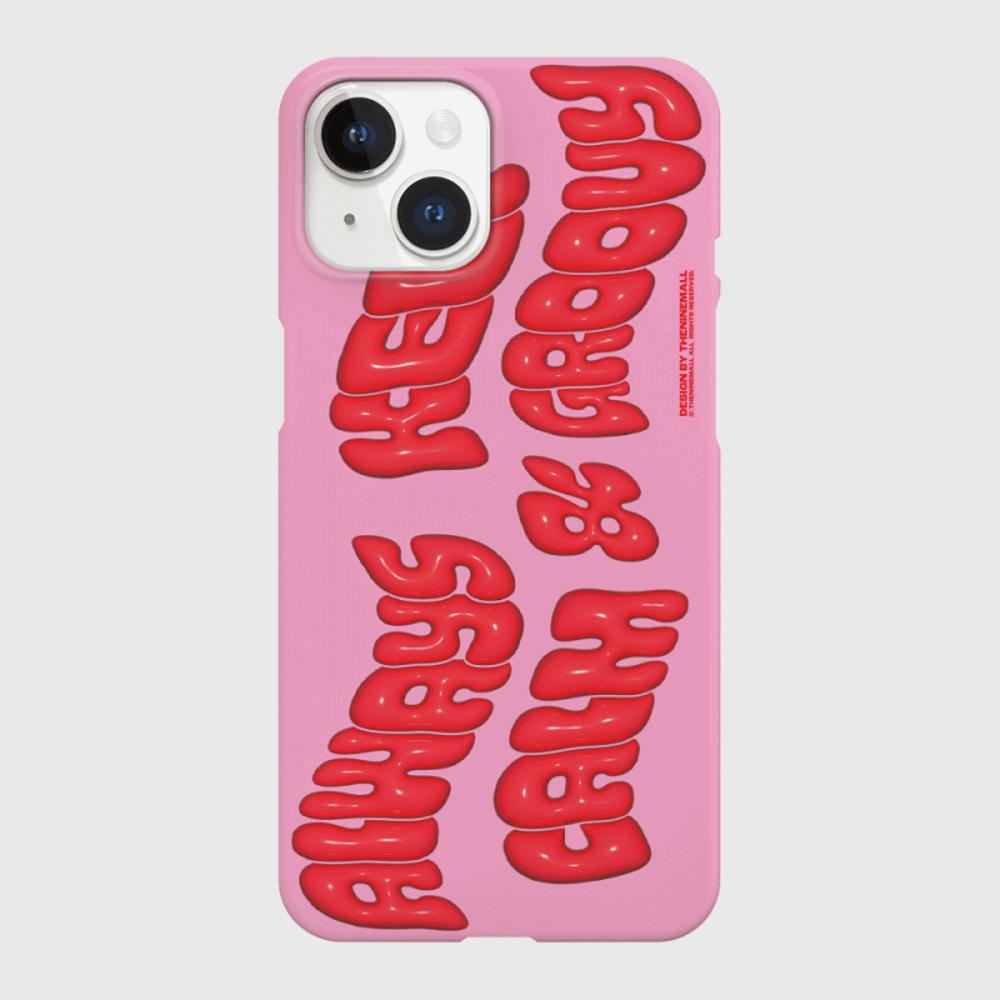 |THENINEMALL| Calm And Groovy Hard Phone Case (2 types)