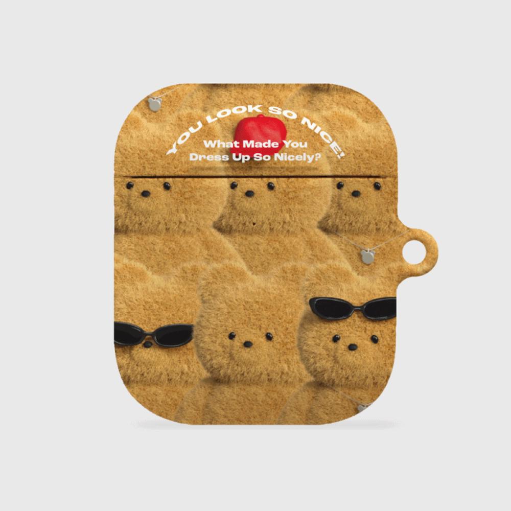 |THENINEMALL| Nice Gummy Pattern AirPods Hard Case