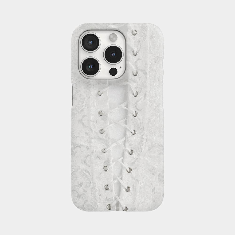 |Mademoment| White Race Design Phone Case