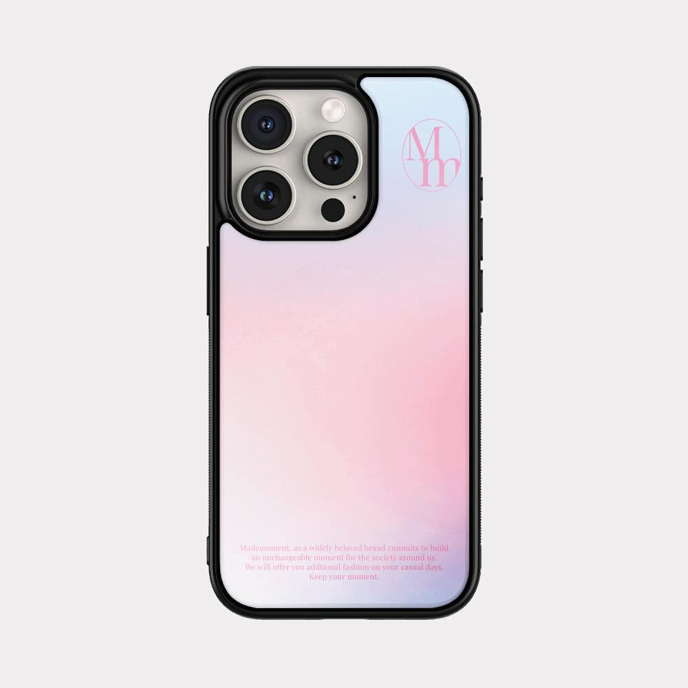 |Mademoment| Pastel Gradation Design Bumper Phone Case
