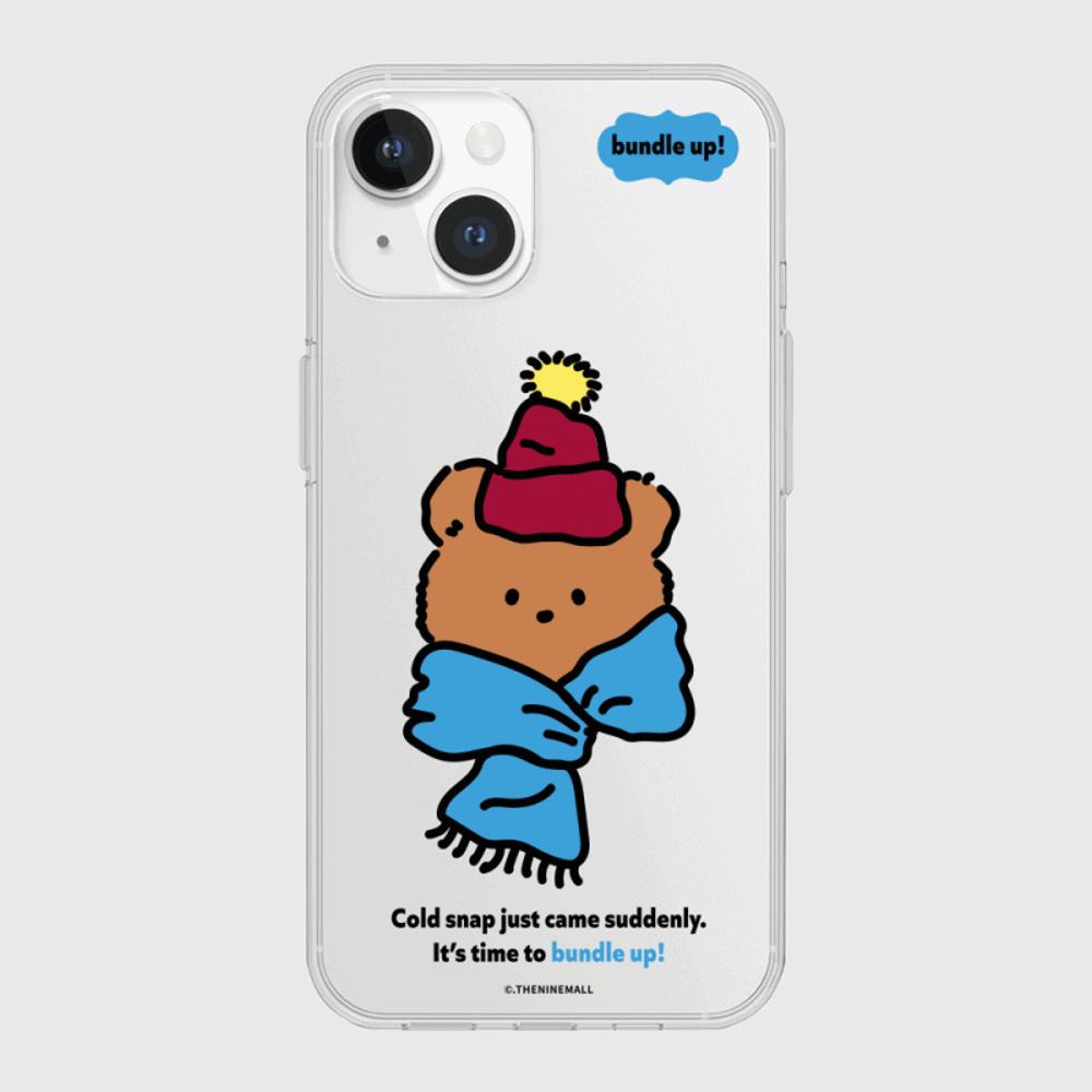 |THENINEMALL| Bundle Up Gummy Clear Phone Case (3 types)