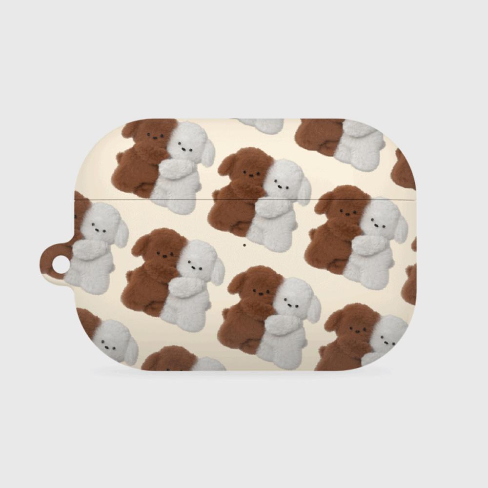 |THENINEMALL| Pattern Hug Puppy AirPods Hard Case