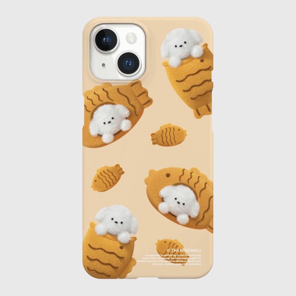|THENINEMALL| Pattern Fish Bread Puppy Hard Phone Case (2 types)