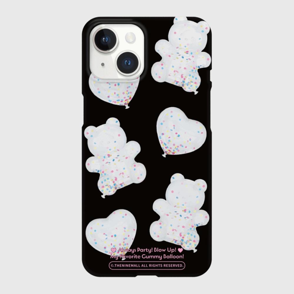 |THENINEMALL| White Gummy Balloon Hard Phone Case (2 types)