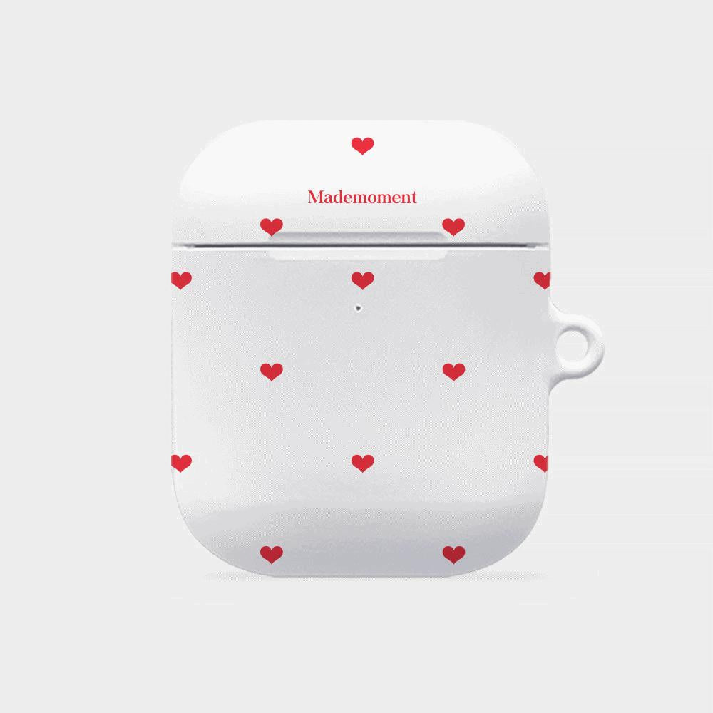 |Mademoment| Small Heart Pattern Design AirPods Case
