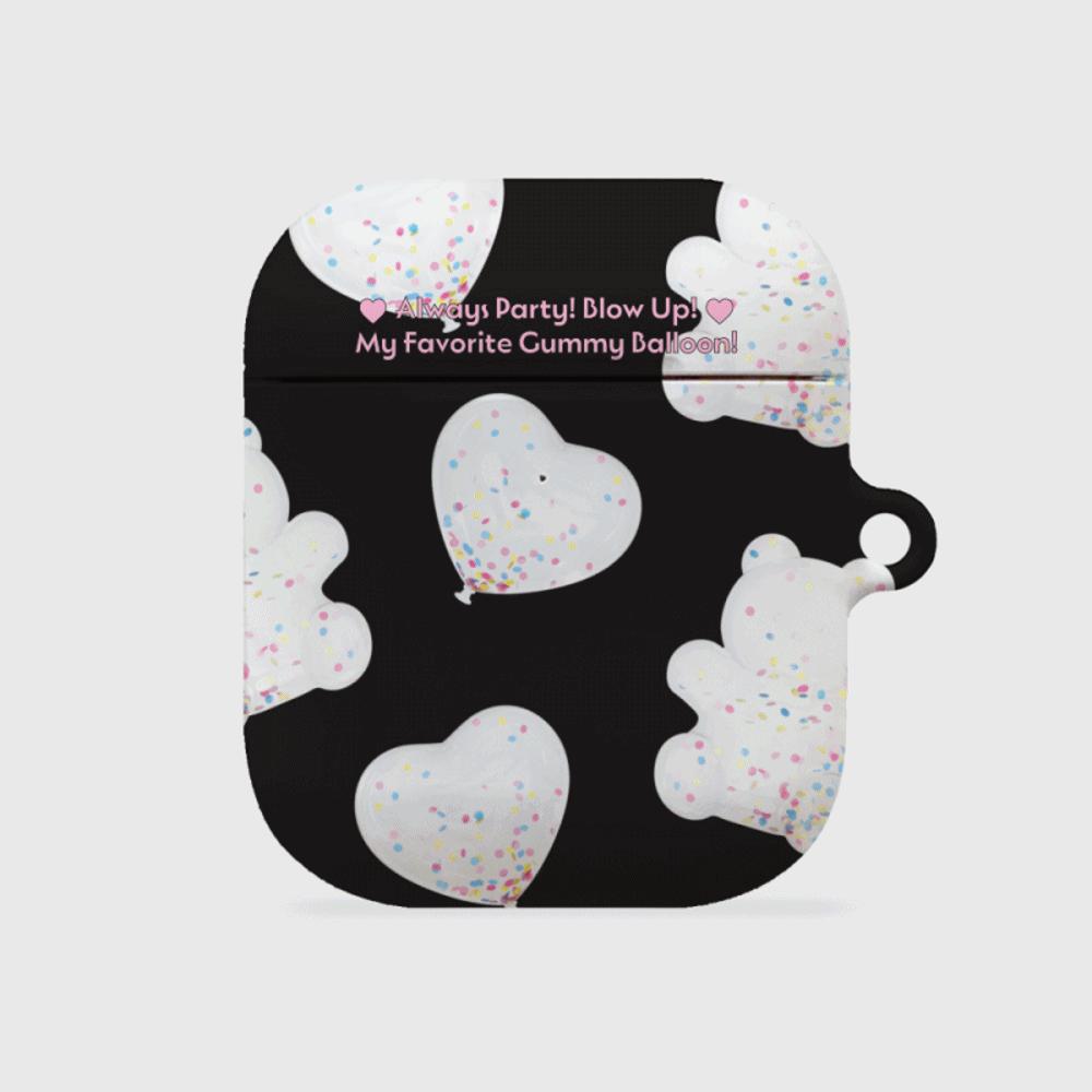 |THENINEMALL| White Gummy Balloon AirPods Hard Case