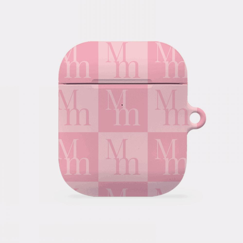 |Mademoment| Checkboard Design AirPods Case