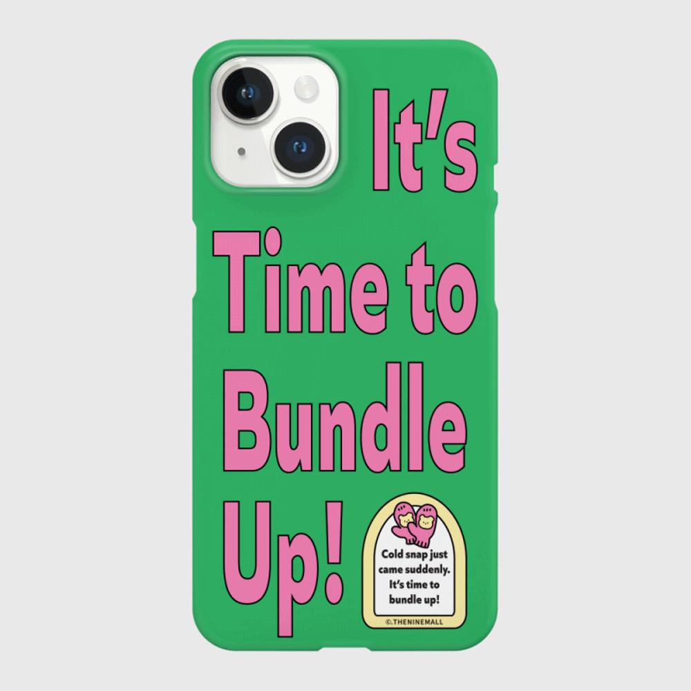 |THENINEMALL| Time To Bundle Up Hard Phone Case (2 types)