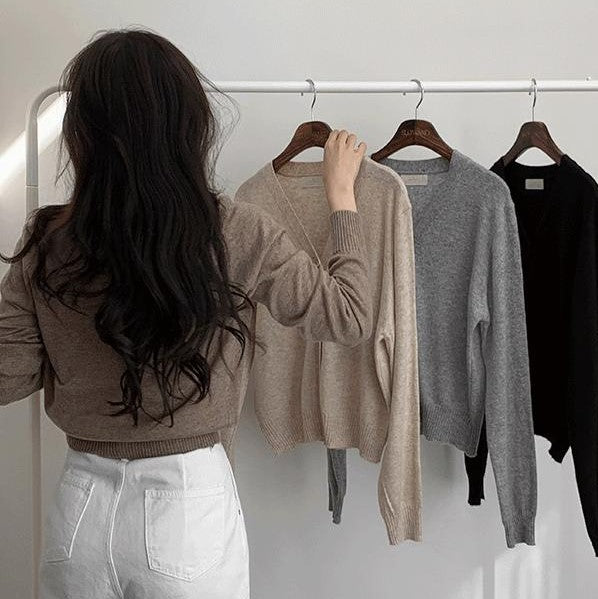 |SLOWAND| Muted Standard Fit Cardigan