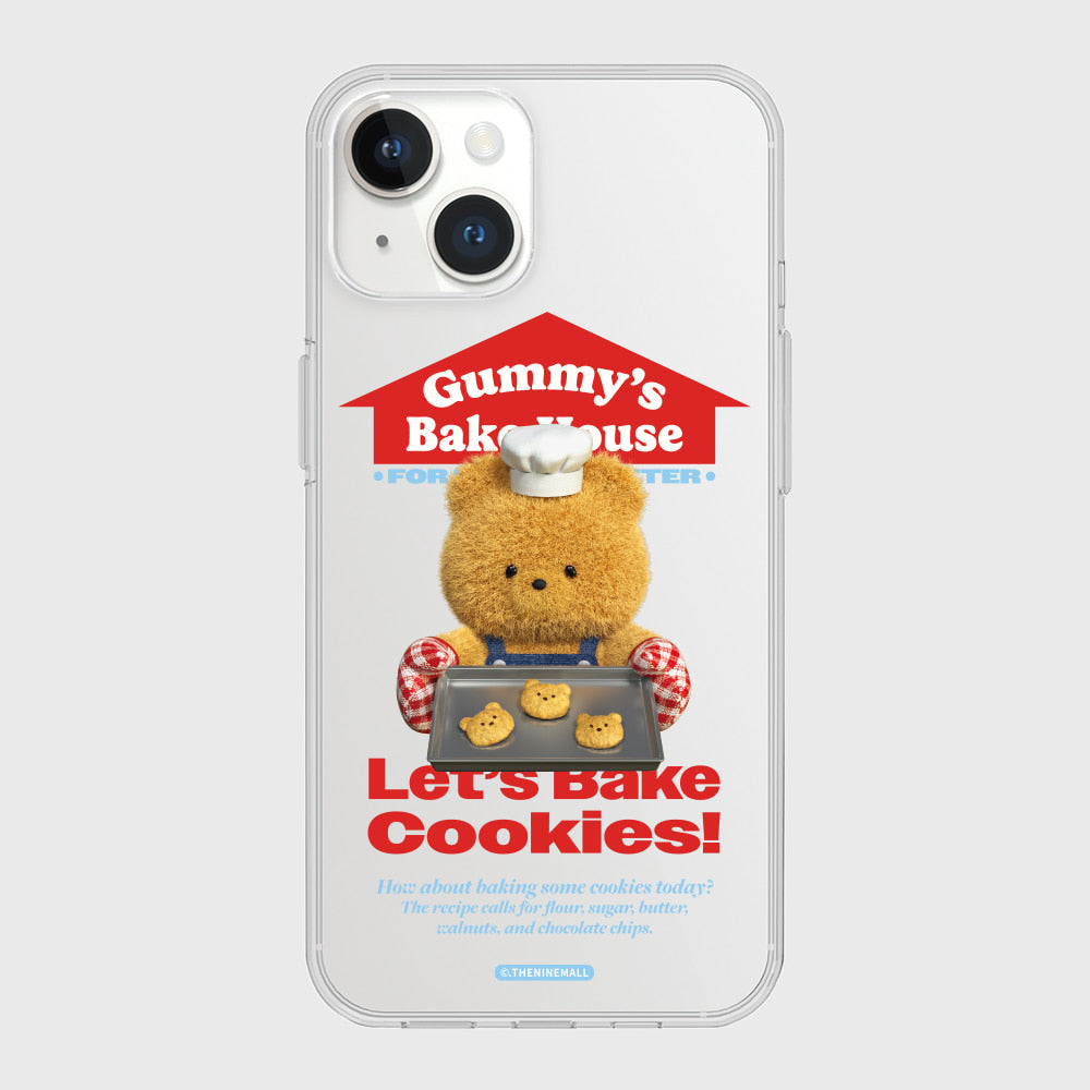 |THENINEMALL| Cookie Gummy Clear Phone Case (3 types)