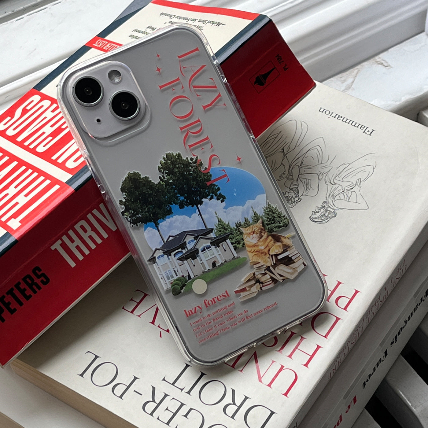 |Mademoment| 레이지포레스트 디자인 Clear Phone Case (3 Types)