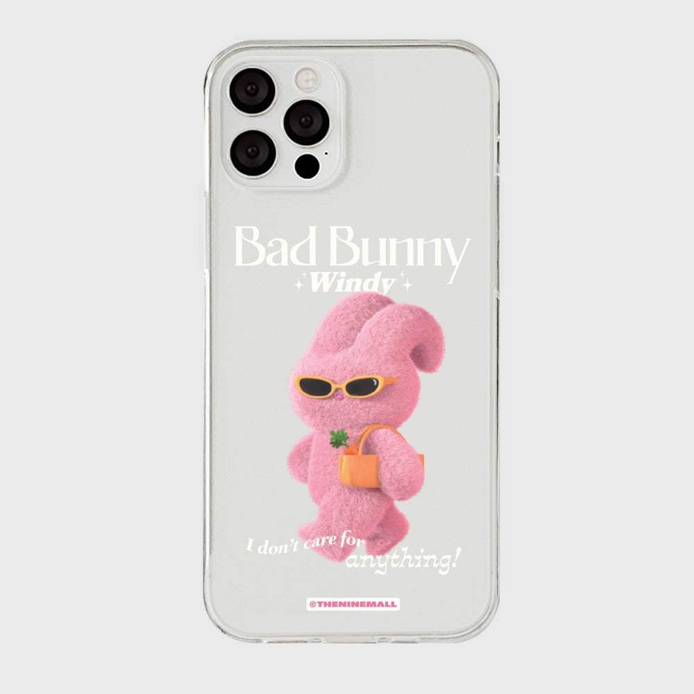 |THENINEMALL| Bad Windy Clear Phone Case (3 types)