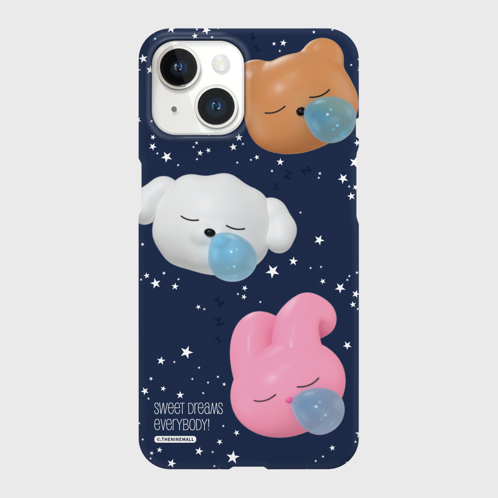 |THENINEMALL| Pattern Sweet Dreams Hard Phone Case (2 types)