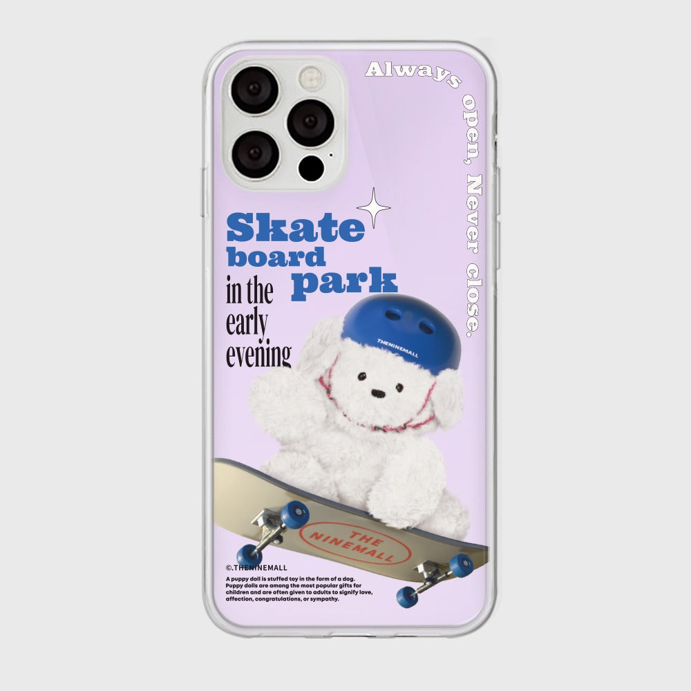 |THENINEMALL| Small Ppokku Skateboarder Mirror Phone Case