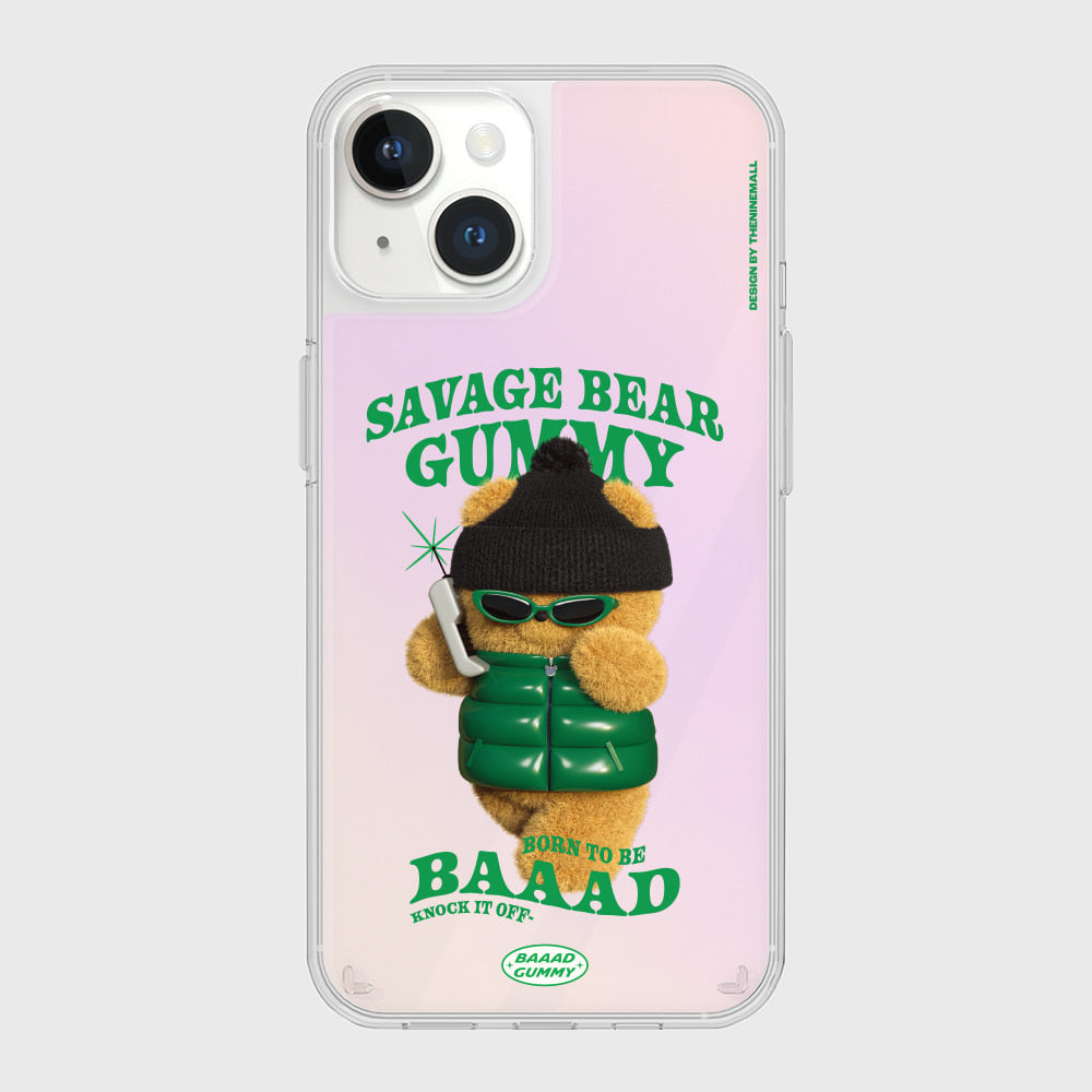 |THENINEMALL| Puffer Bad Gummy Mirror Phone Case