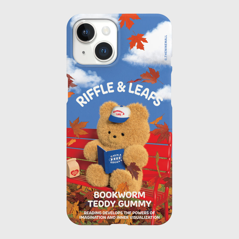 |THENINEMALL| Bookworm Gummy Hard Phone Case (2 types)