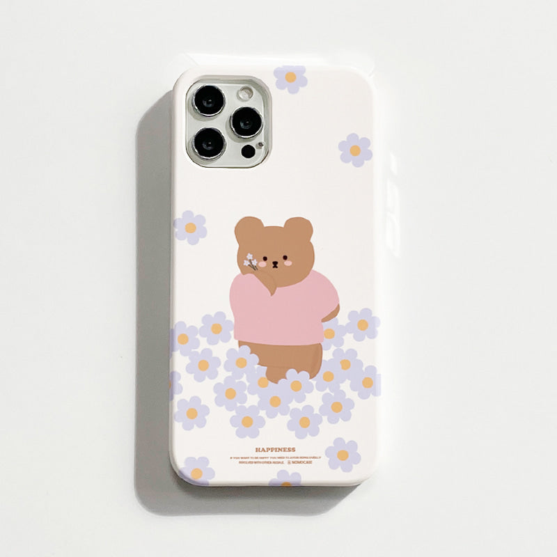 |MOMO CASE| 486 꽃받베어 Phone Case