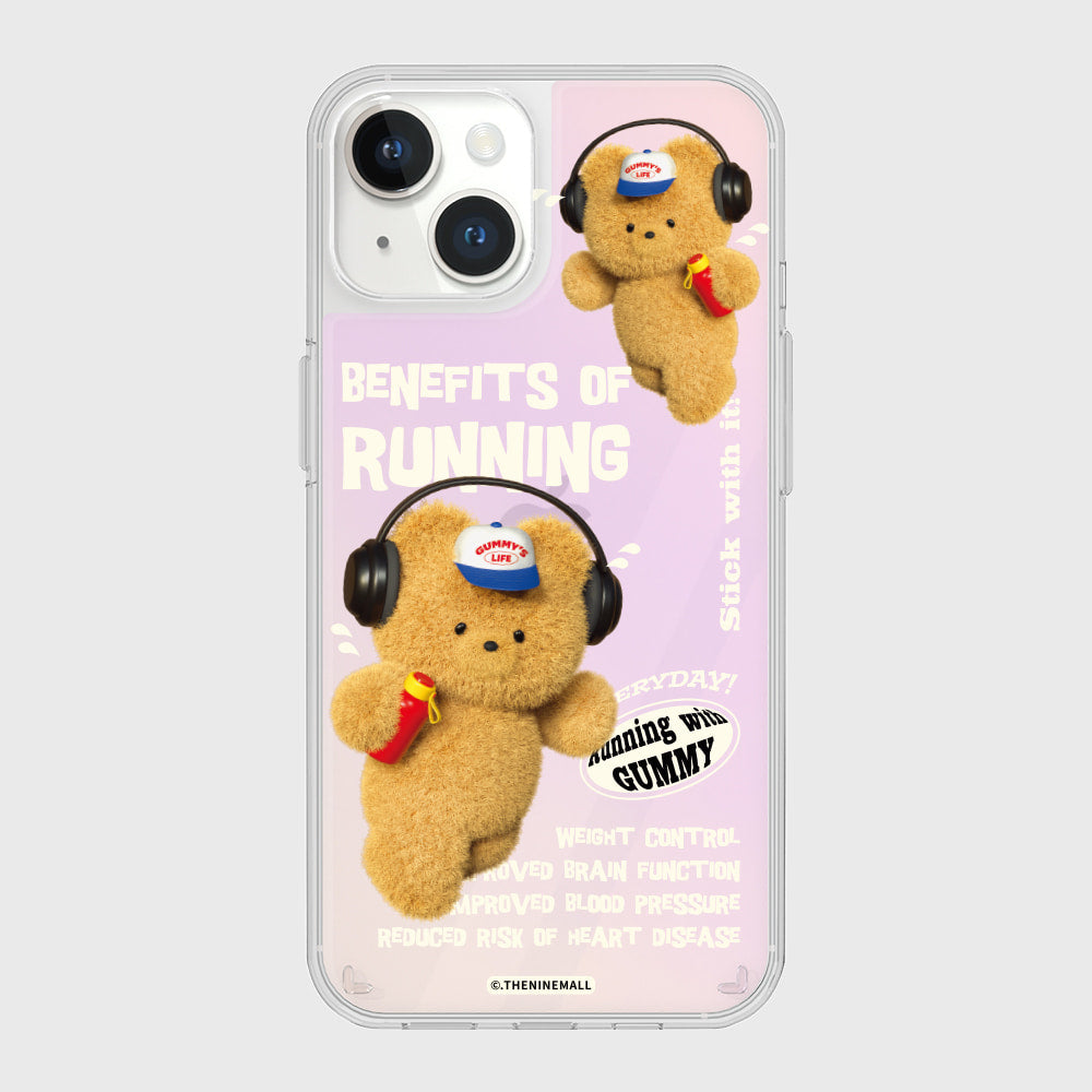 |THENINEMALL| Running Gummy Mirror Phone Case