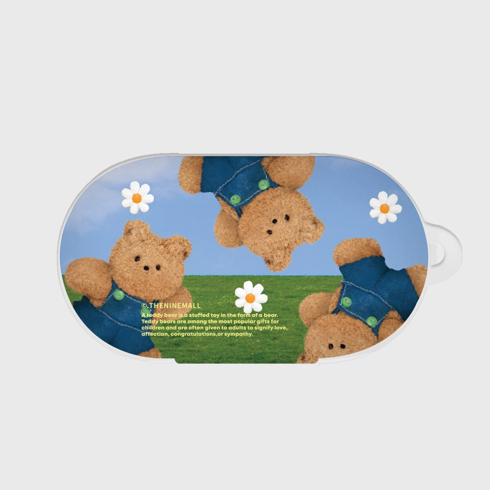 |THENINEMALL| 패턴 블루스카이 테디구미 Buds, Buds Plus Case