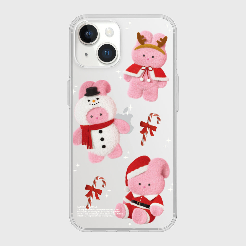 |THENINEMALL| Pattern Happy Holiday Windy Clear Phone Case (3 types)