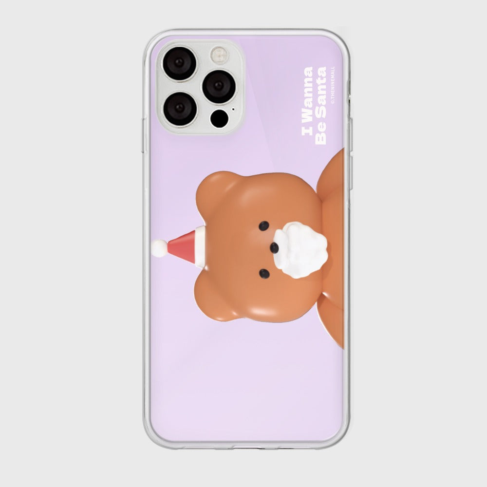 |THENINEMALL| Gummy Wannabe Santa Mirror Phone Case