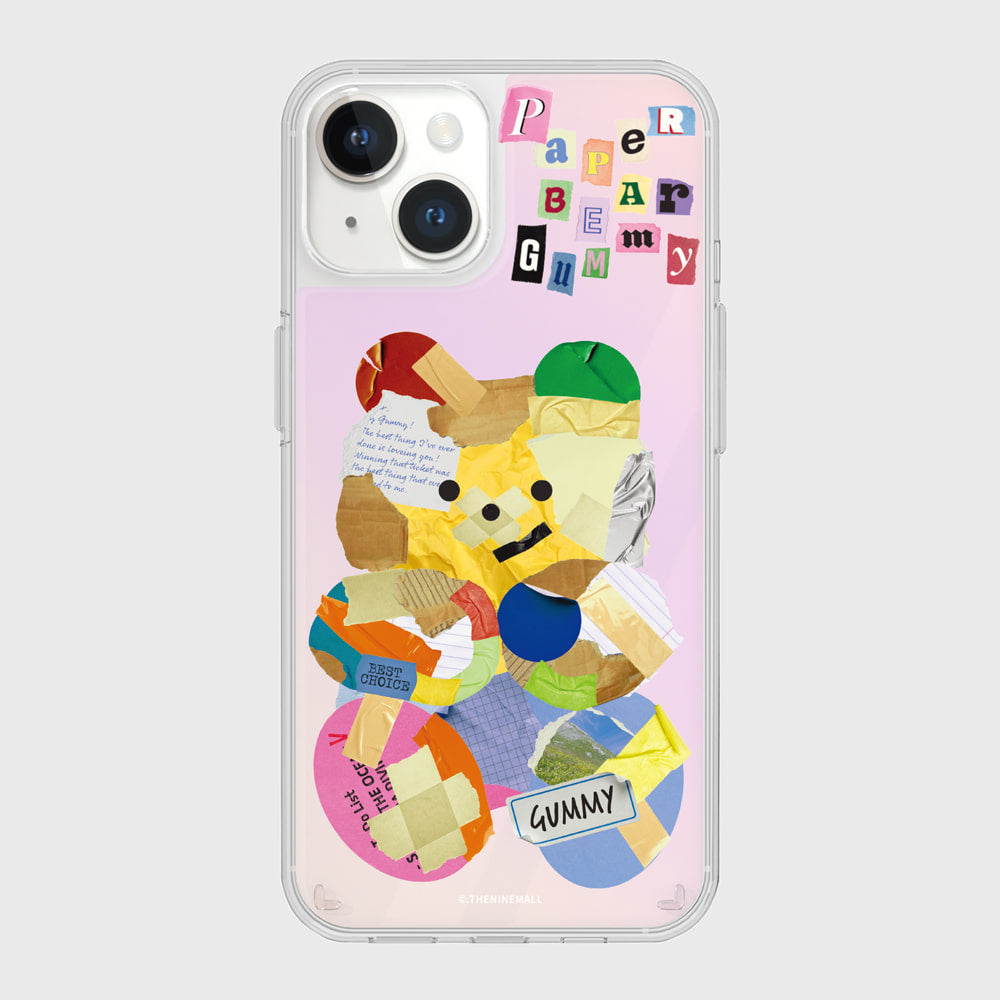 |THENINEMALL| Paper Gummy Mirror Phone Case