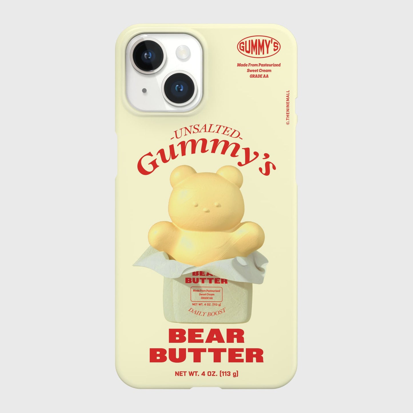 |THENINEMALL| Butter Gummy Hard Phone Case (2 types)