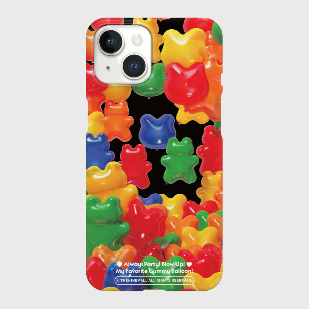 |THENINEMALL| Gummy Balloon Party Hard Phone Case (2 types)