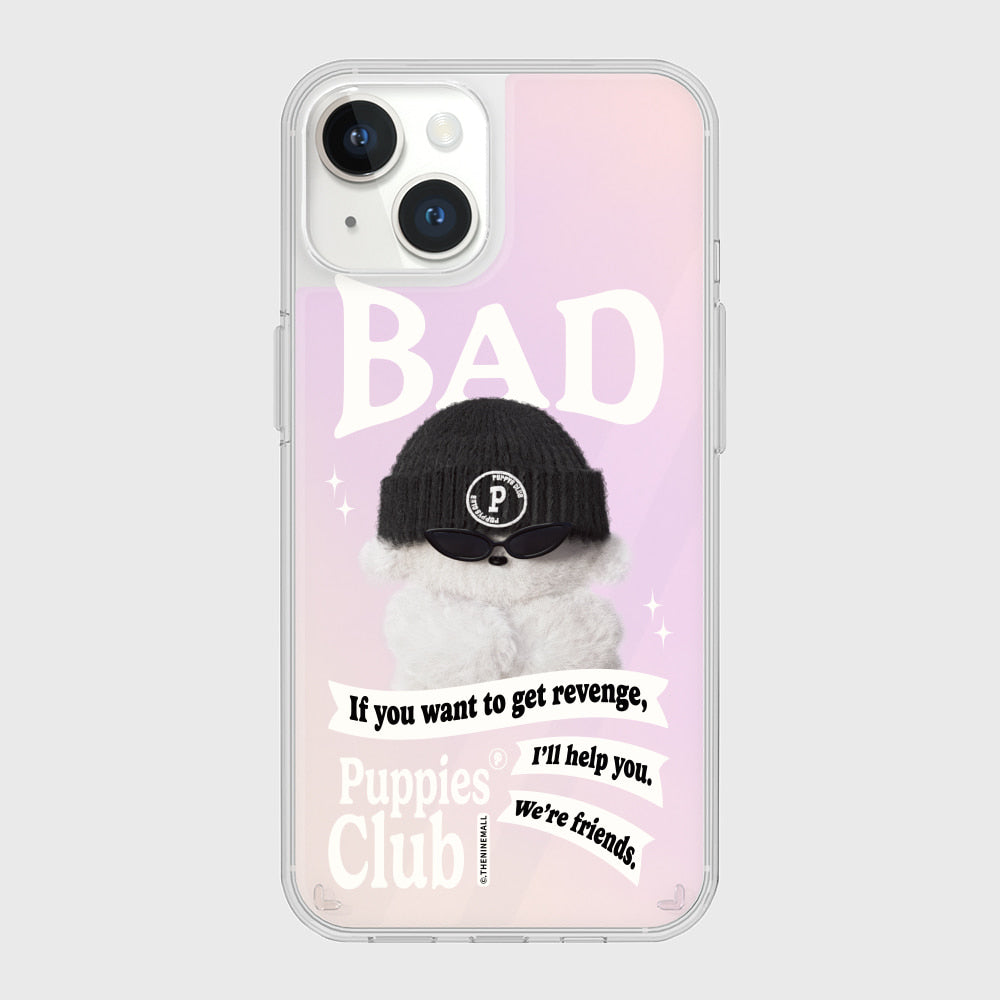 |THENINEMALL| Bad Puppies Club Mirror Phone Case