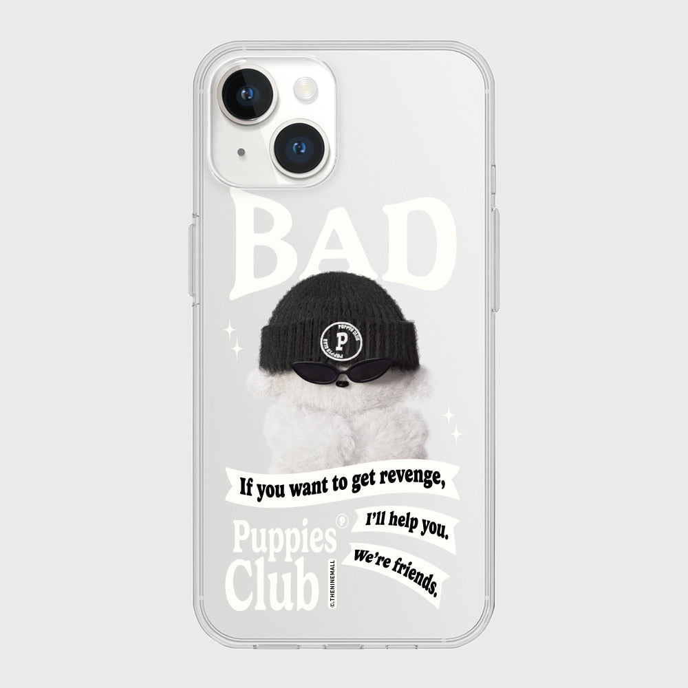 |THENINEMALL| Bad Puppies Club Clear Phone Case (3 types)