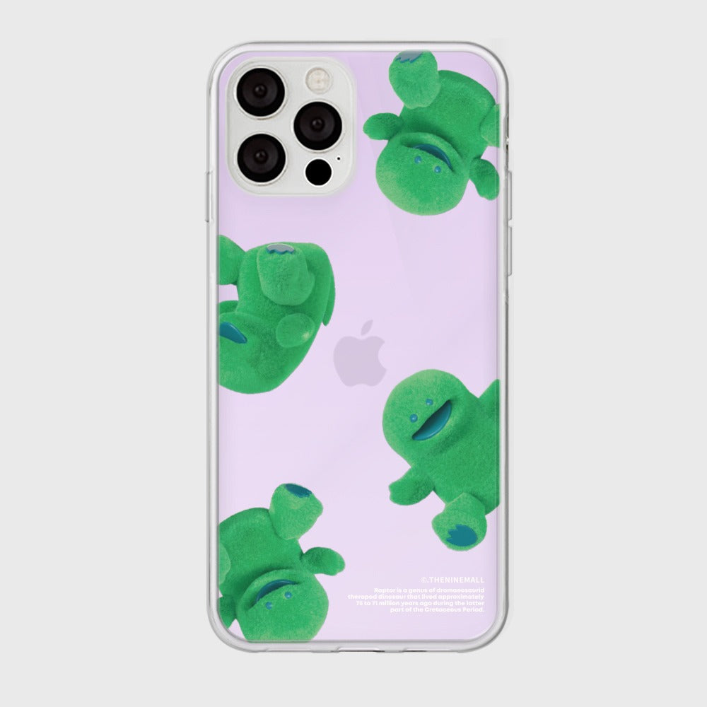 |THENINEMALL| Pattern Raptor Tumbling Mirror Phone Case