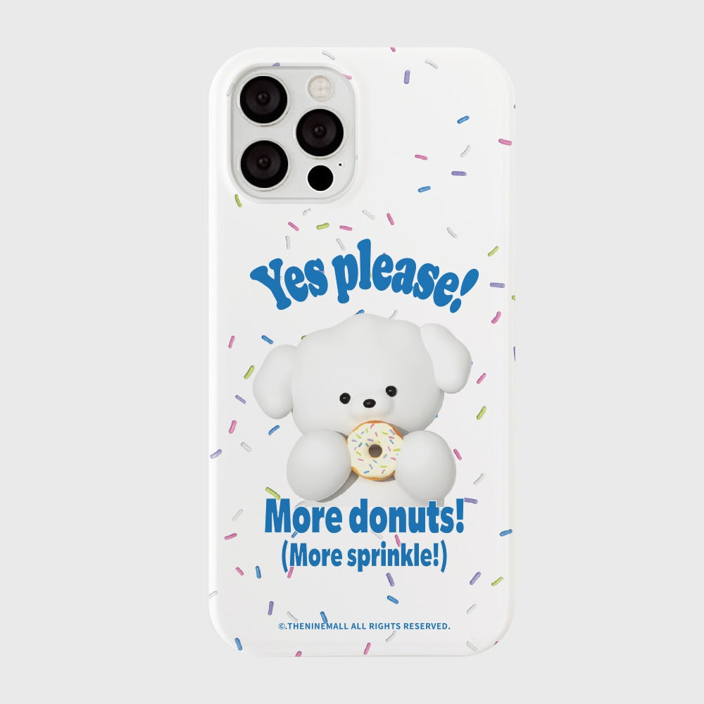|THENINEMALL| More Donuts Ppokku Hard Phone Case (2 types)