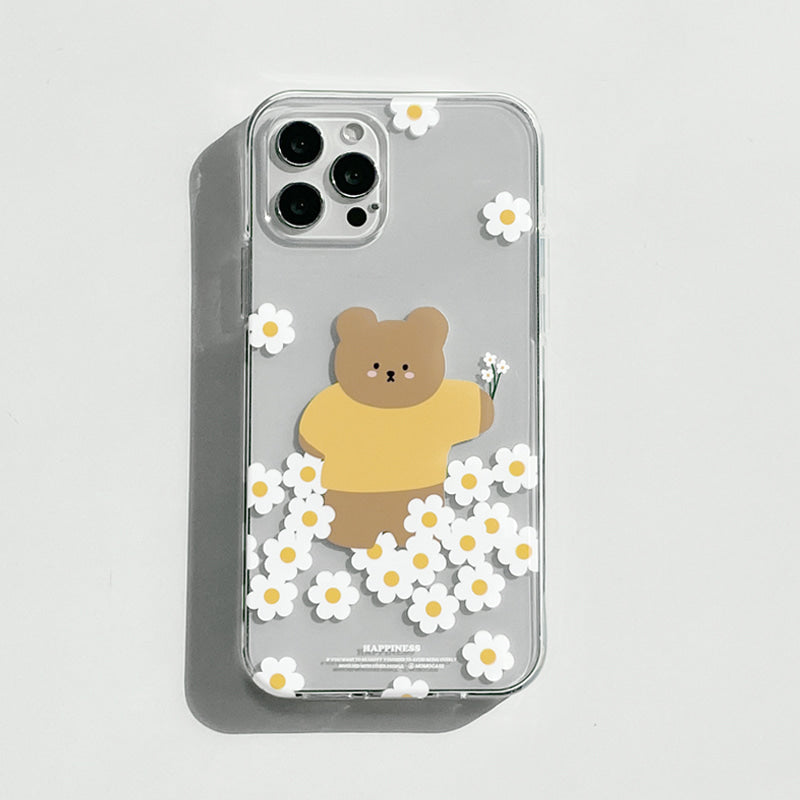 |MOMO CASE| 485 꽃줄베어 Jelly Case