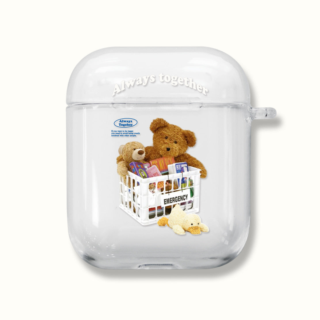 |MOMO CASE| 478 Together Clear Airpods Case