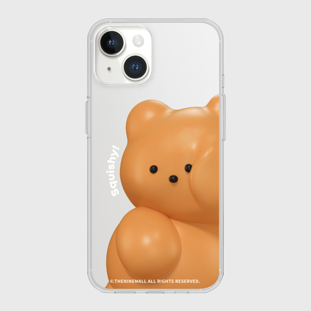 |THENINEMALL| Gummy Squishy Clear Phone Case (3 types)