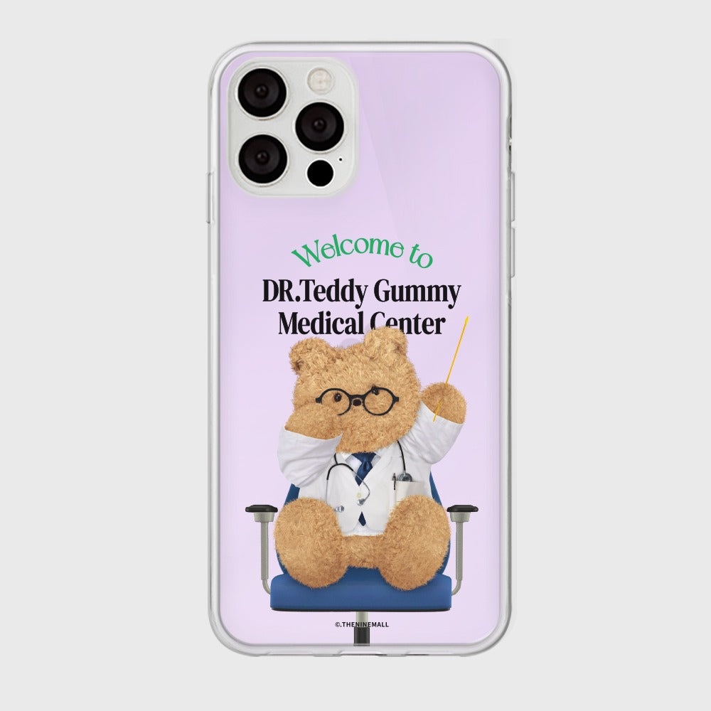 |THENINEMALL| Doctor Teddy Gummy Mirror Phone Case