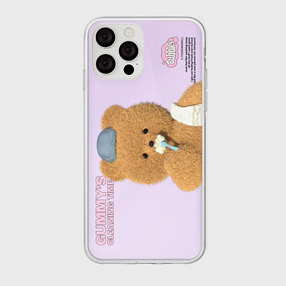 |THENINEMALL| Big Cleaning Time Gummy Mirror Phone Case