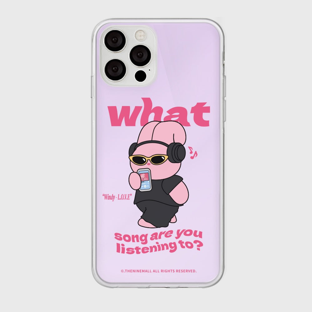 |THENINEMALL| Headphone Windy Mirror Phone Case